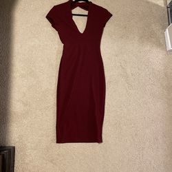 Maroon Dress