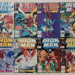 🔥MARVEL COMICS IRON MAN #225-232 ARMOR WARS PT. 1-8 MCU COMPLETE STORY ARC COMIC BOOKS 