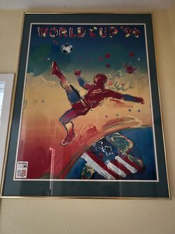 Peter Max World Cup masterpiece
