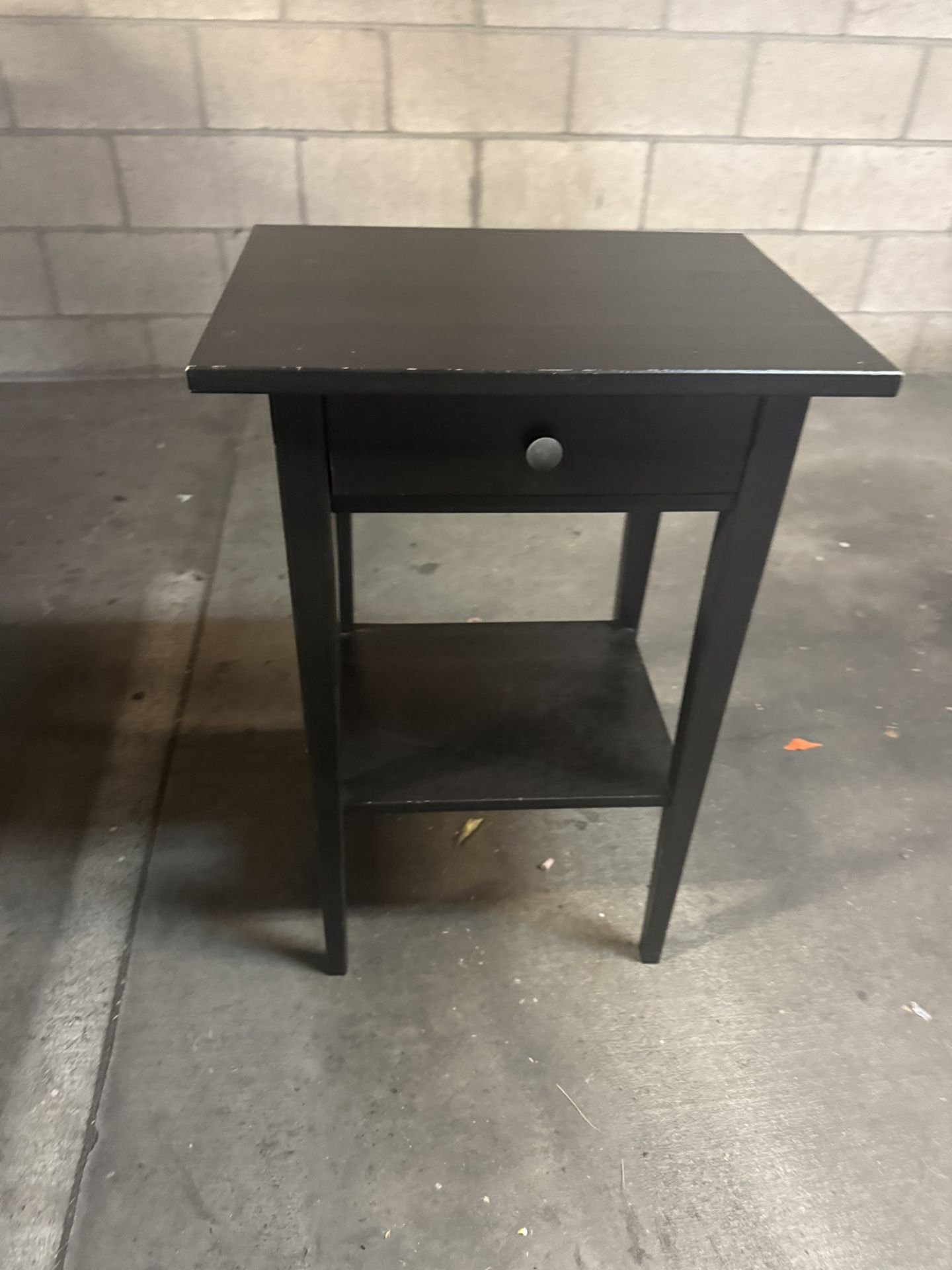 Black End Table