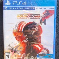 Star Wars Squadrons - PS4 VR Game - New Not-Opened Still Sealed - See Photos