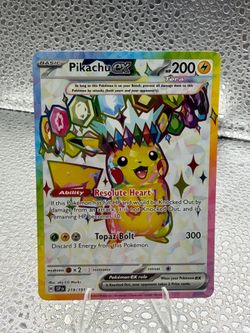 Pikachu EX full art