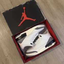 Jordan 3 White Cement 