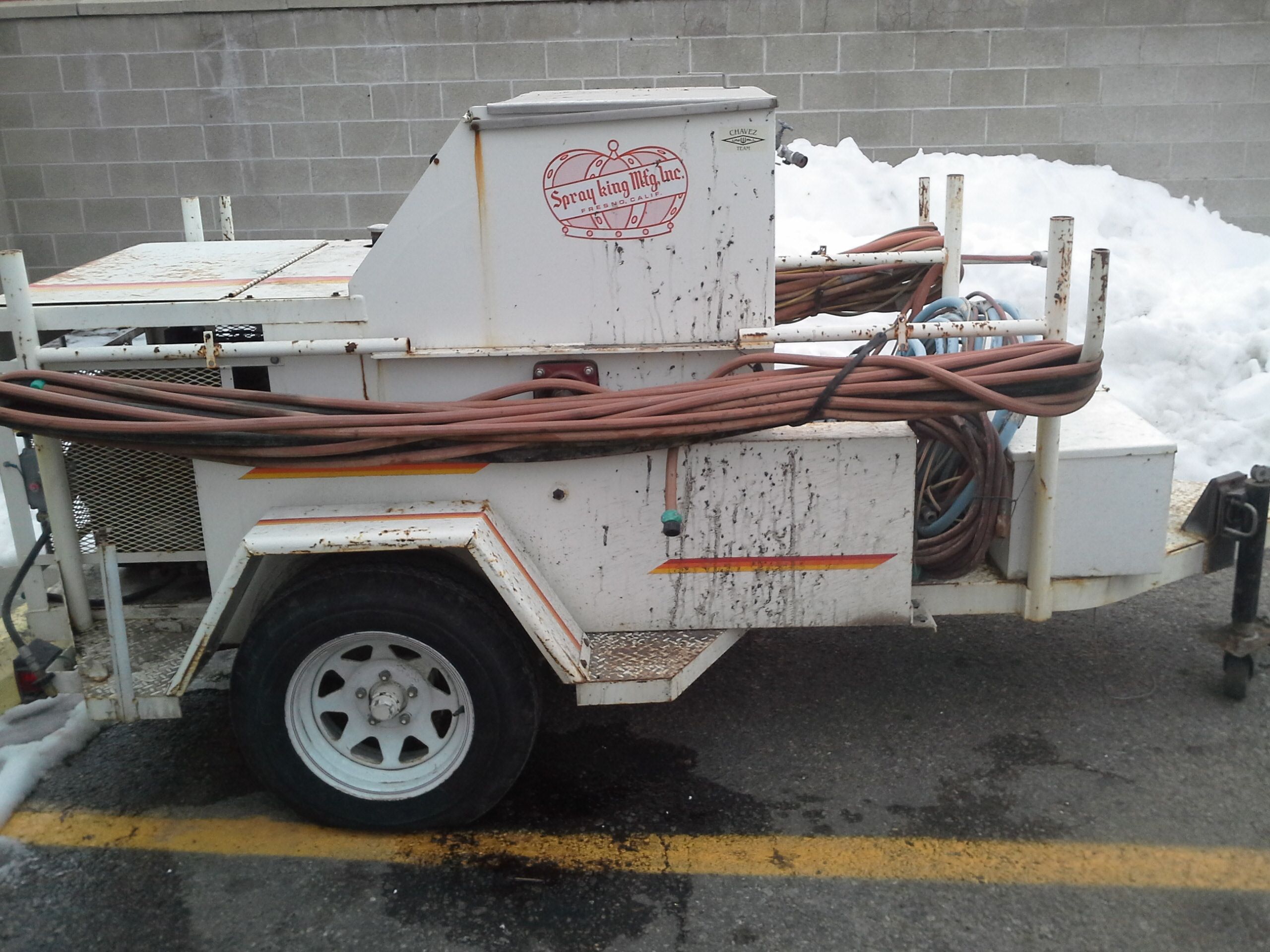 Spray King 200 Hydralic Stainless Drywall Single Tank Texture machine