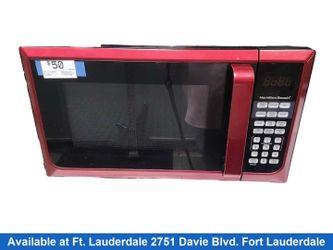 Hamilton Beach P90d23al-wrr Red Countertop Microwave
