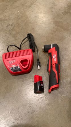 Milwaukee M12 Right Angle Drill with Battery and Charger