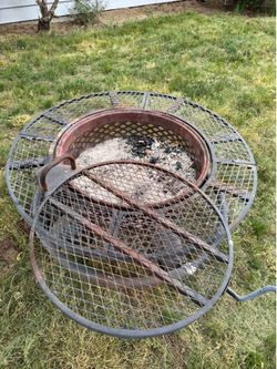 4 foot fire pit bbq braai
