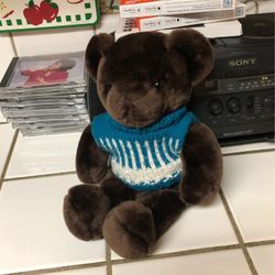 Dark Brown Little Bear W/Sweater Vest PUO