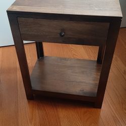 Solid Wood Side Table
