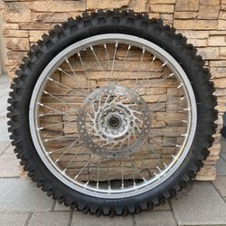 Honda CR 250 Two Stroke Front Wheel Rim Tire OEM 00 To 07