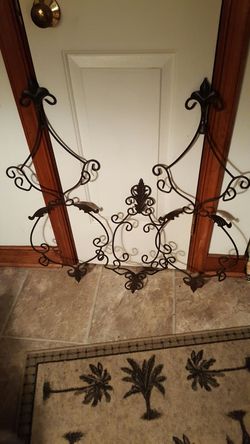 Set of 3 Ornate Large Plate Hangers