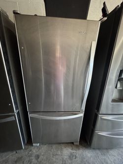 Whirlpool Stainless Steel Refrigerator 30 Inch Wide