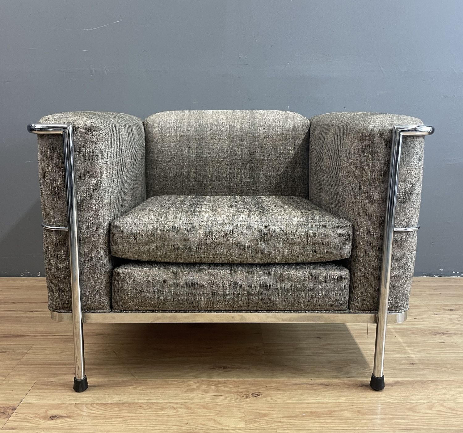 Vintage 1960'S Jack Cartwright MCM Chrome Club Chair