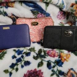 Coach Wallet , Kate Spade Wallet, Michael Kors Wallwt/ Wristlet 