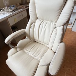 Free: Corner Desk, Leather Office Chair, Chest Of Drawers