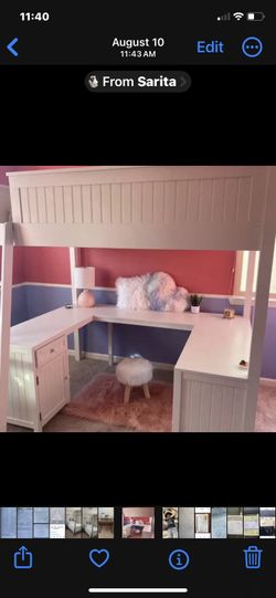 Pottery Barn Bed Desk