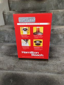 Hamilton Beach Portfolio Juice Extractor Model 67333