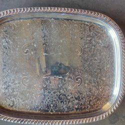 Leonard Silver Plated Tea Tray