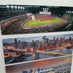 Sports Metal Prints 12x36 