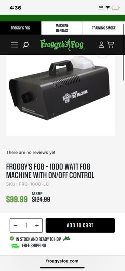 Fog machine