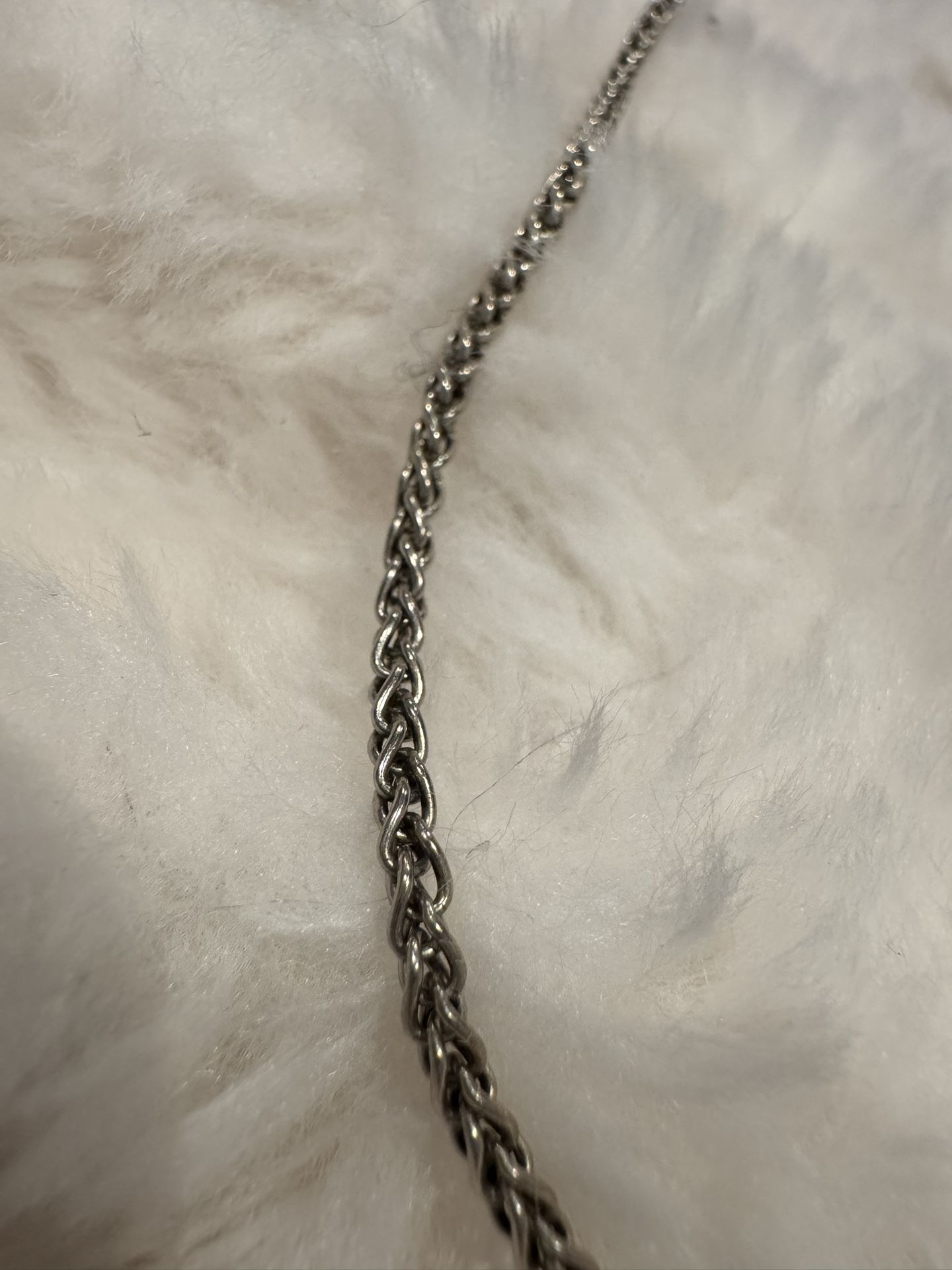 David Yurman Silver 2.5MM 24 Inch Wheat Chain Necklace (COMES WITH BOX)