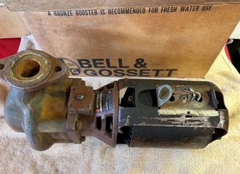 Bell & Gossett Water Pump Eichler Mid Century Modern Home Heater Pump