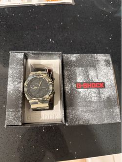 G shock watch - beige/camo