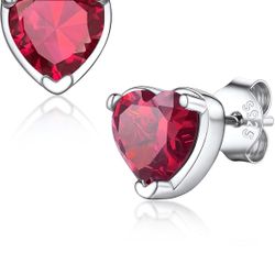 Sterling Silver Gem Earrings 