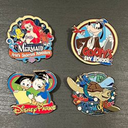 Disney California Adventure Pin Set of 4