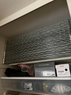 3 Hyper Tough 5 Shelf Metal Racks