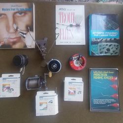 Vintage Fishing Reel And Misc. Lot