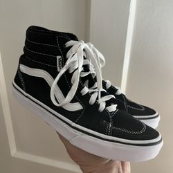 Vans SK8 High Top Classic Black/White Youth Size 4