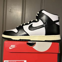 Nike Dunk High “Vintage Black” Size(12W/10.5M) DS(New). From Sneakers App. $250 Cash Or B/O. DS-Trades Welcome.