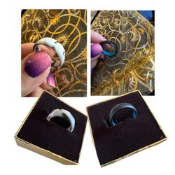2 Silicone size 6 Rings