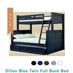 Black Bunk Beds Single Top Full Bottom 