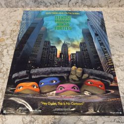 Original Vintage Teenage Mutant Ninja Turtles Movie Poster