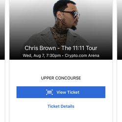 Chris Brown @ Crypto Arena 