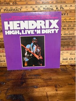 Hendrix LP vinyl Record Read below