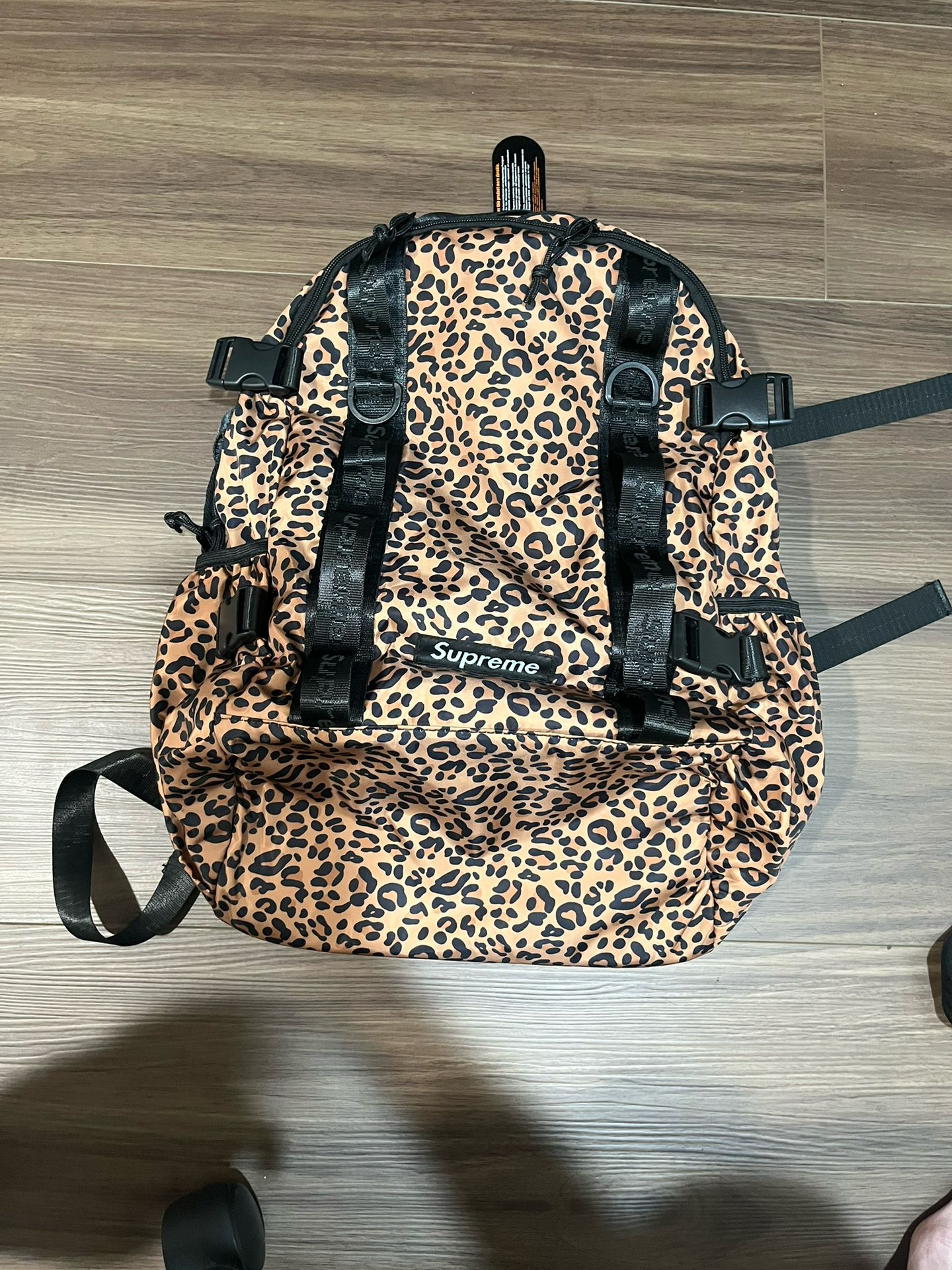 Supreme Backpack ‘leopard’ (fw20)