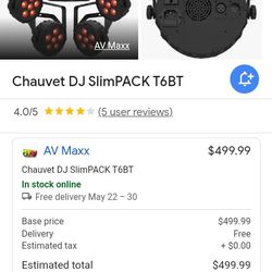 Dj Slim Pack.    With Disco Ball And T4 Chaser 