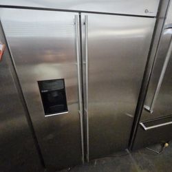 48" GE MONOGRAM BUILT IN STAINLESS STEEL REFRIGERATOR 