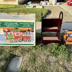 FREE (Christmas Train, Toddlers Stool, Speaker)