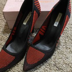 Red & Black Cape Robbin heel