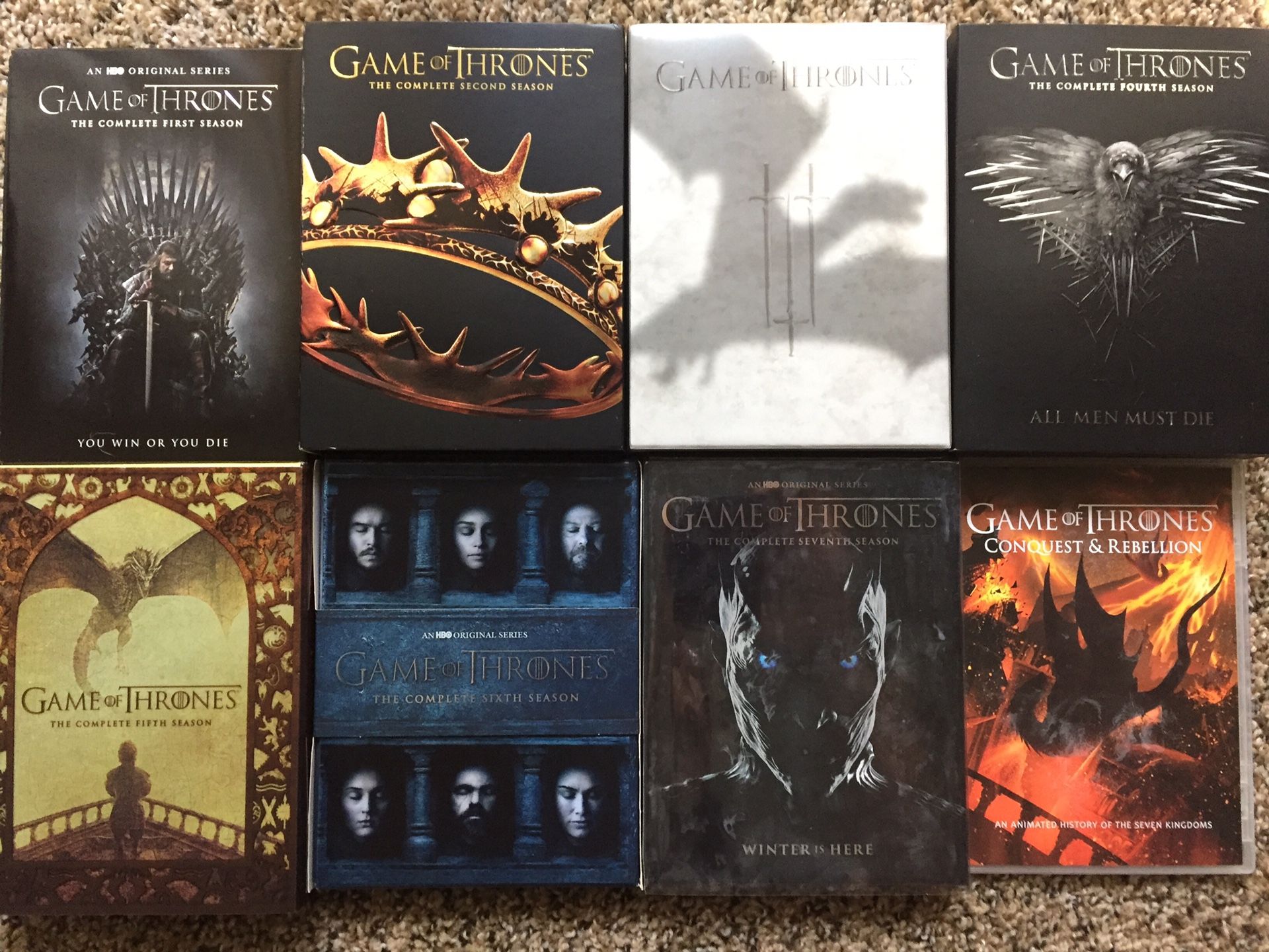 Game of Thrones Seasons 1-7