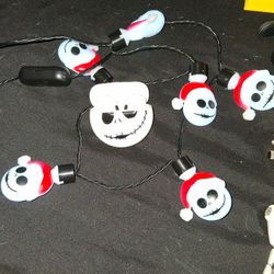 Jack skeleton lights and earbuds