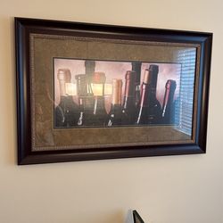 Wall Art - Wine Bottle Picture 