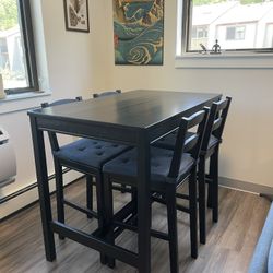 Dining Table With  4 Chairs (IKEA)