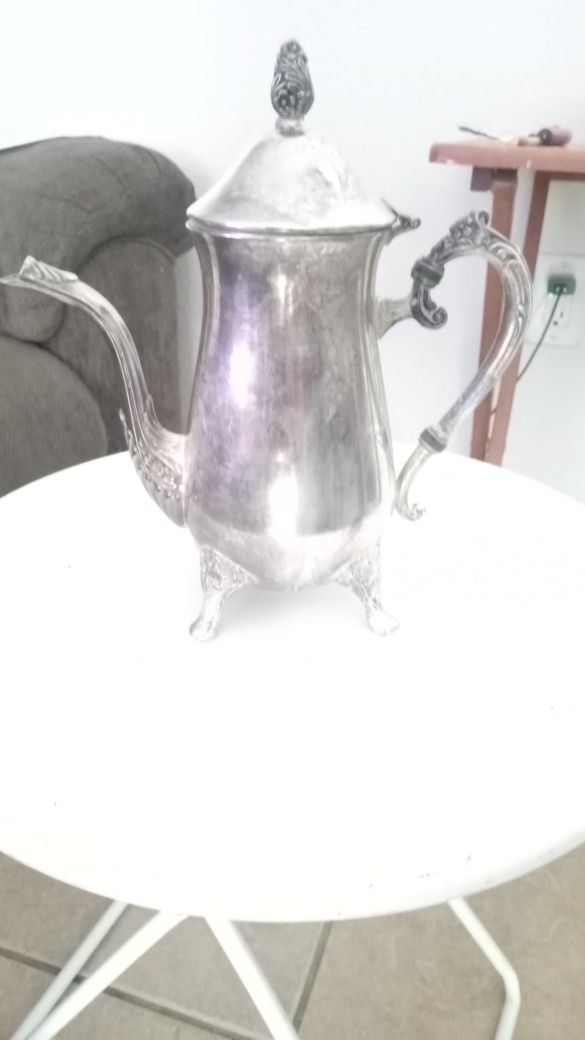 Made In China 10 Inch Teapot Silver Plated