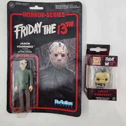 Friday the 13th Jason Voorhees Action Figure and Pocket Pop Keychain	