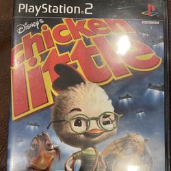 Play station 2  Chicken Little 